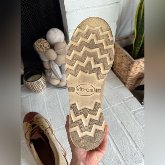 Chippewa Monkey Boots Suede Leather Size 10 ЕЕЕ Tan Maroon - Picture 11 of 13